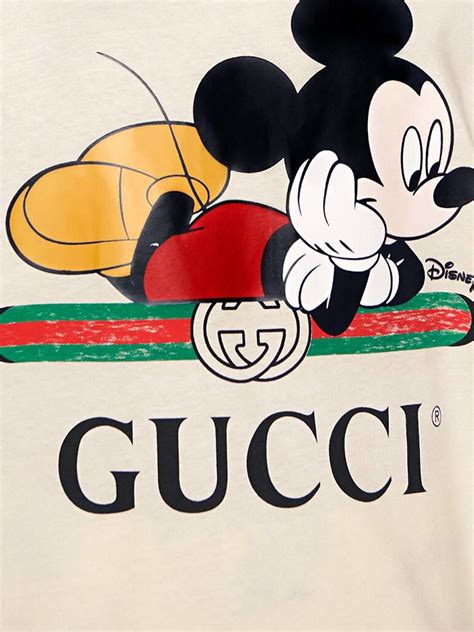 black gucci mickey mouse shirt|gucci mickey mouse collection.